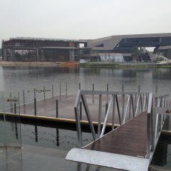 什么是拋錨式浮橋固定方式？